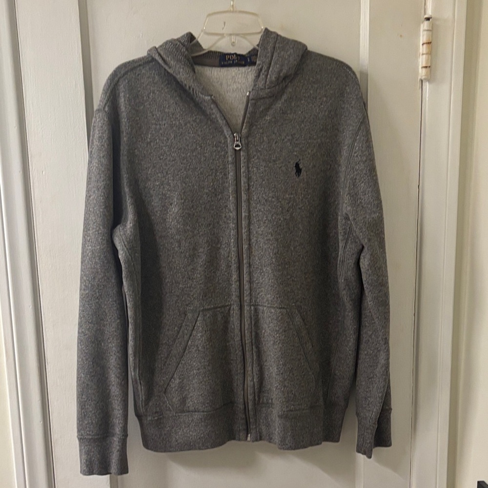 Polo by Ralph Lauren Men's Zip-Up Gray Sweater